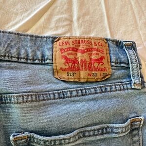 Levi's 513 Slim Straight Flex Jeans 31 x 30